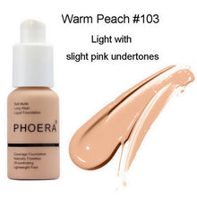Charger l'image dans la galerie, PHOERA Mineral Whitening Concealer Facial Base Cream Brighten Moisturizer Face Liquid Foundation Makeup Primer Base Maquiagem