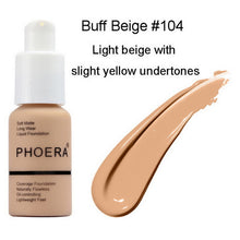 Charger l'image dans la galerie, PHOERA Mineral Whitening Concealer Facial Base Cream Brighten Moisturizer Face Liquid Foundation Makeup Primer Base Maquiagem