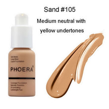 Charger l'image dans la galerie, PHOERA Mineral Whitening Concealer Facial Base Cream Brighten Moisturizer Face Liquid Foundation Makeup Primer Base Maquiagem