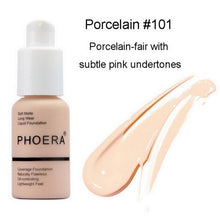 Charger l'image dans la galerie, PHOERA Mineral Whitening Concealer Facial Base Cream Brighten Moisturizer Face Liquid Foundation Makeup Primer Base Maquiagem