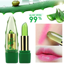 Charger l&#39;image dans la galerie, New Batom 99% ALOE VERA Natural Temperature Change Color Jelly Lipstick Long Lasting Moistourizing Lip Makeup Tint Balm