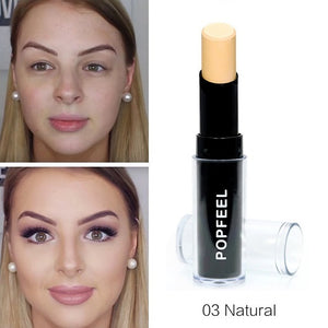 Makeup Base Eye Concealer Cream Stick Makeup Brighten Shadow Waterproof Cover Dark Circle Comestic Long-Lasting Natural 4 Color