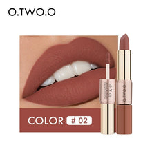 Charger l&#39;image dans la galerie, O.TWO.O 12 Colors Lips Makeup Lipstick  Lip Gloss Long Lasting Moisture Cosmetic Lipstick Red Lip Matte Lipstick Waterproof