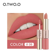 Charger l&#39;image dans la galerie, O.TWO.O 12 Colors Lips Makeup Lipstick  Lip Gloss Long Lasting Moisture Cosmetic Lipstick Red Lip Matte Lipstick Waterproof