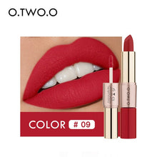 Charger l&#39;image dans la galerie, O.TWO.O 12 Colors Lips Makeup Lipstick  Lip Gloss Long Lasting Moisture Cosmetic Lipstick Red Lip Matte Lipstick Waterproof