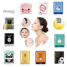 Charger l'image dans la galerie, BIOAQUA Skin Care Plant Facial Mask Moisturizing Oil Control Blackhead Remover Wrapped Mask Face Mask Face Care