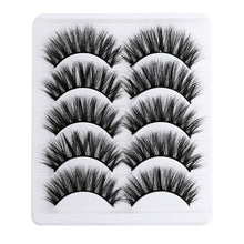 Charger l&#39;image dans la galerie, 5 pairs 5D Mink Eyelashes Natural False Eyelashes Lashes Soft Fake Eyelashes Extension Makeup Wholesale