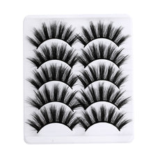 Charger l&#39;image dans la galerie, 5 pairs 5D Mink Eyelashes Natural False Eyelashes Lashes Soft Fake Eyelashes Extension Makeup Wholesale