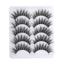 Charger l&#39;image dans la galerie, 5 pairs 5D Mink Eyelashes Natural False Eyelashes Lashes Soft Fake Eyelashes Extension Makeup Wholesale