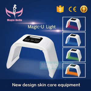 4 Colors OMEGA Light /LED Photodymamic Skin Rejuvenation/ Acne Scar Removal/ Facial Care Beauty Salon Equipment