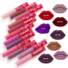 Charger l&#39;image dans la galerie, KADALADO Brand Make Up Waterproof Nude Lipstick Long Lasting Liquid Matte Lipstick Pen Lip Gloss Cosmetics Lipgloss Lip Makeup