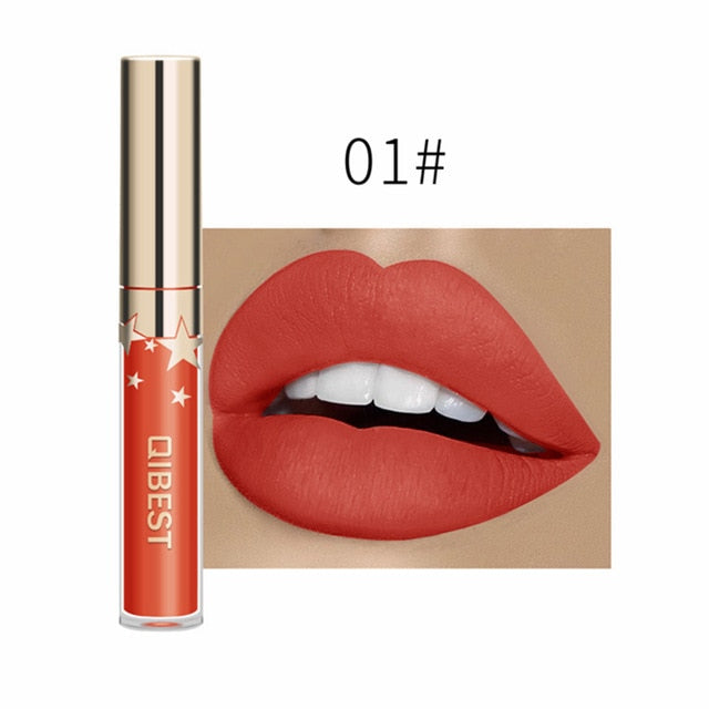 24 Color Lipsticks Matte Waterproof Red Lip Gloss Mate Makeup Long Lasting Nude Brown Women Lips Liquid Lipstick Lippenstift