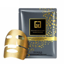 Charger l&#39;image dans la galerie, 24K Gold Collagen Face Mask Crystal Gold Collagen Facial Masks Moisturizing whitening Anti-aging Skin Care Korean Cosmenics mask