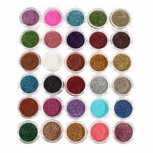 Charger l&#39;image dans la galerie, 2019 New 30Pcs Glitter Eyeshadow Eye Makeup Shimmer Powder Pigment Nail Cosmetic Glitters Mixed Colors