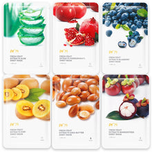 Charger l'image dans la galerie, PF79 Skin Care Six Fruit Facial Mask Shea Butter Mangosteen Blueberry Pomegranate Kiwi Fruit Aloe Sheet Mask Face Mask