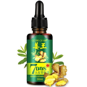 Ginger Essential Oil Hair Growth Essence Hair Loss Liquid 30ml Hair Growth Essence Dense Hair Fast Sunburst Grow TSLM2