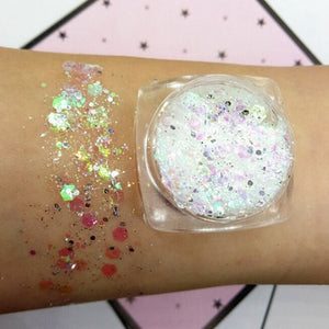 Glitter Face Glow Shimmer Liquid Maquiagem Eye Pigmento Para Os Olhos Mermaid Cream Highlighter Brighten Makeup