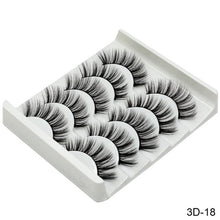 Charger l&#39;image dans la galerie, SEXYSHEEP 5Pairs 3D Mink Hair False Eyelashes Natural/Thick Long Eye Lashes Wispy Makeup Beauty Extension Tools