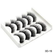 Charger l&#39;image dans la galerie, SEXYSHEEP 5Pairs 3D Mink Hair False Eyelashes Natural/Thick Long Eye Lashes Wispy Makeup Beauty Extension Tools