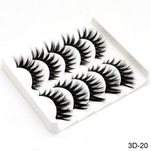 Charger l&#39;image dans la galerie, SEXYSHEEP 5Pairs 3D Mink Hair False Eyelashes Natural/Thick Long Eye Lashes Wispy Makeup Beauty Extension Tools