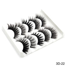 Charger l&#39;image dans la galerie, SEXYSHEEP 5Pairs 3D Mink Hair False Eyelashes Natural/Thick Long Eye Lashes Wispy Makeup Beauty Extension Tools