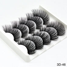 Charger l&#39;image dans la galerie, SEXYSHEEP 5Pairs 3D Mink Hair False Eyelashes Natural/Thick Long Eye Lashes Wispy Makeup Beauty Extension Tools