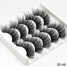 Charger l&#39;image dans la galerie, SEXYSHEEP 5Pairs 3D Mink Hair False Eyelashes Natural/Thick Long Eye Lashes Wispy Makeup Beauty Extension Tools