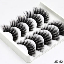 Charger l&#39;image dans la galerie, SEXYSHEEP 5Pairs 3D Mink Hair False Eyelashes Natural/Thick Long Eye Lashes Wispy Makeup Beauty Extension Tools