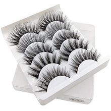 Charger l&#39;image dans la galerie, SEXYSHEEP 5Pairs 3D Mink Hair False Eyelashes Natural/Thick Long Eye Lashes Wispy Makeup Beauty Extension Tools