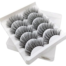 Charger l&#39;image dans la galerie, SEXYSHEEP 5Pairs 3D Mink Hair False Eyelashes Natural/Thick Long Eye Lashes Wispy Makeup Beauty Extension Tools