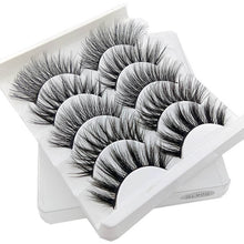 Charger l&#39;image dans la galerie, SEXYSHEEP 5Pairs 3D Mink Hair False Eyelashes Natural/Thick Long Eye Lashes Wispy Makeup Beauty Extension Tools