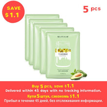 Charger l'image dans la galerie, BEOTUA Face Mask Natural Fruit Extracts Hyaluronic Acid Facial Masks Moisturizing anti acne aging whitening Skin Care Masks