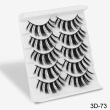 Charger l&#39;image dans la galerie, SEXYSHEEP 5Pairs 3D Mink Hair False Eyelashes Natural/Thick Long Eye Lashes Wispy Makeup Beauty Extension Tools